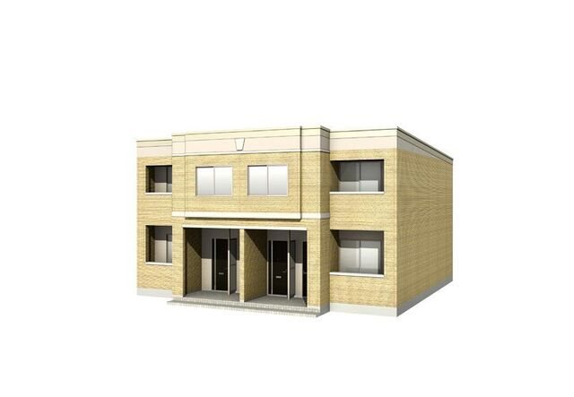 （仮称）平塚市北金目アパート新築工事 建築中