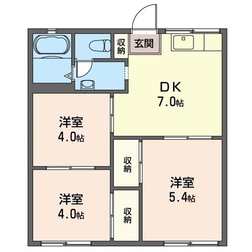 ふじひろハイツＡ 間取り