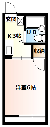 シティハイム　向原 間取り