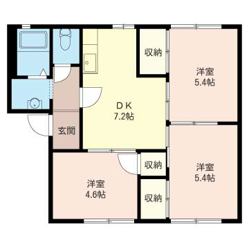 Ｖｉｌｌａｇｅ永山Ｆ 間取り