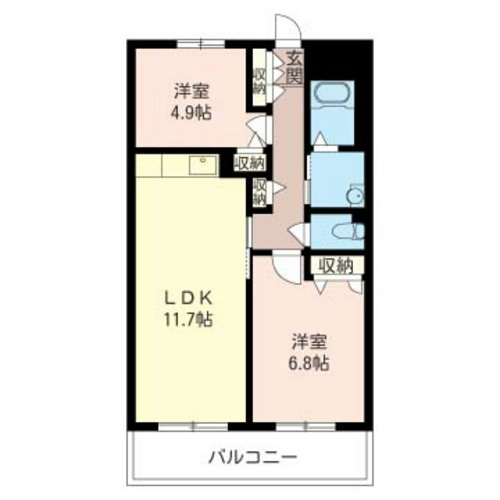 シャン・ド・フルール 間取り
