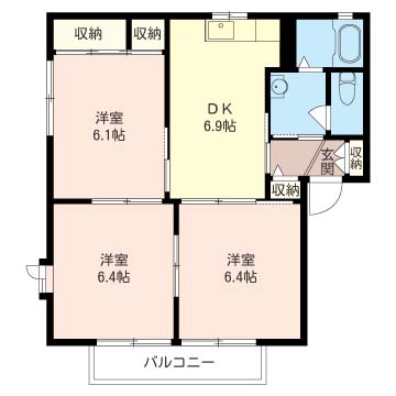 メゾンクレストＡ 間取り