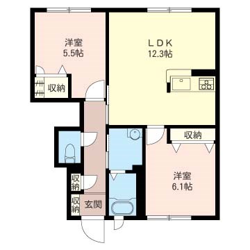 ランドル湘南 間取り